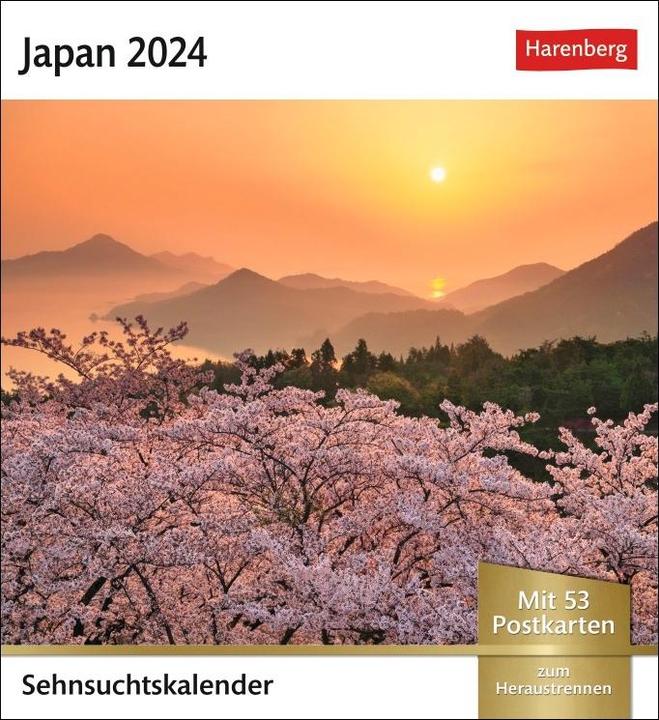 Produktbild Harenberg Japan Sehnsuchtskalender 2024 (Deutsch)