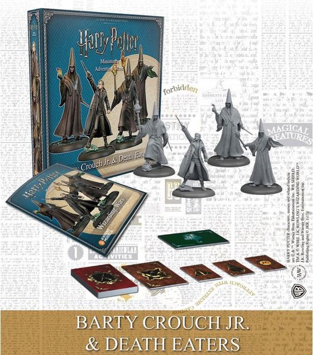 Produktbild Warner Bros Harry Potter: Tabletop Miniaturen Wizarding Wars Barty Crouch Jr. & Todesse (EN)