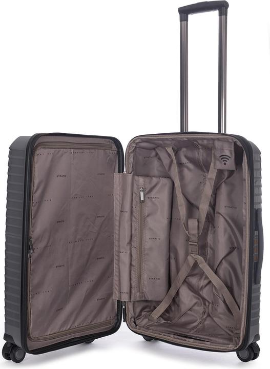 Immagine prodotto Stratic Carrello Bright+ a 4 ruote M 66 cm con piega elastica (73 l, M (50 - 90l))