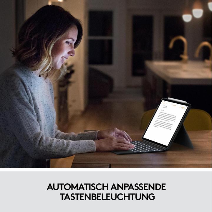 Image du produit Logitech Combo Touch (CH, iPad Air 2020 (4. Gen), iPad Air 2022 (5e génération))