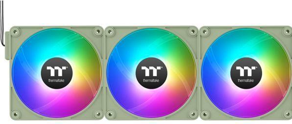Actual product image Thermaltake TT CT120 EX ARGB Sync PC Cooling Fan 3 Pack Matcha Green (120 mm, 3 x)