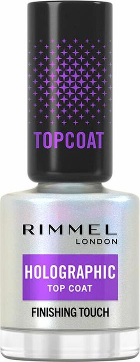 Image du produit Rimmel London Vernis à ongles holographique Top Coat (Blanc, Top coat)