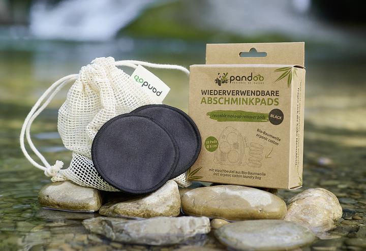 Produktbild Pandoo Abschminkpad Bio-BW 10er schw.