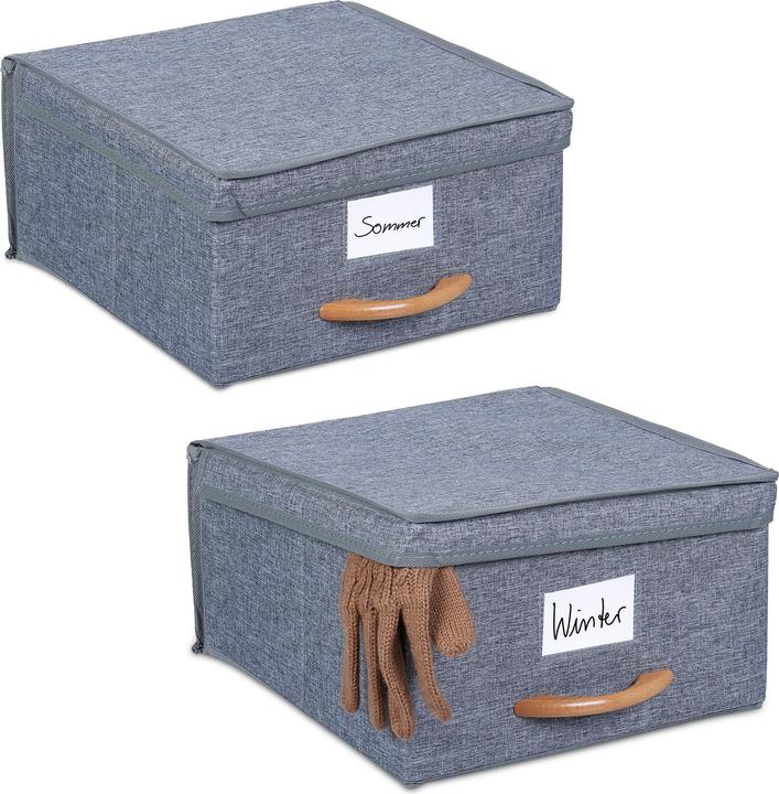 Actual product image Relaxdays storage box (30 x 32.5 x 16 cm, 12 l)
