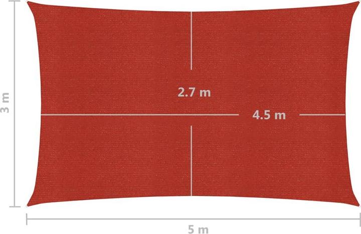 Image du produit VidaXL Sonnensegel (3 x 5 m)