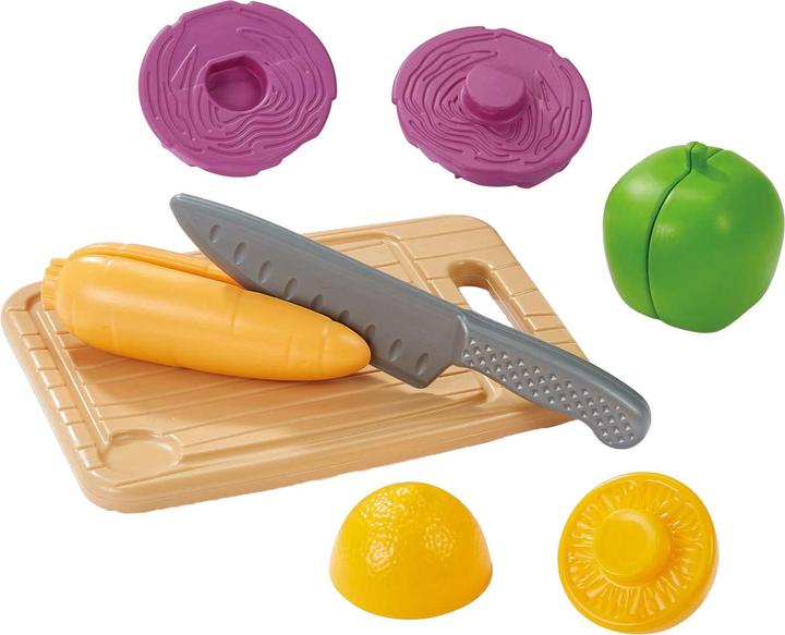 Actual product image Ecoiffier 100% Chef Schneidebrett mit Gemüse und Schneidemesser, 10 Stück