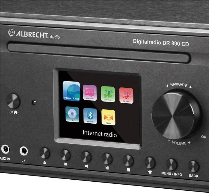 Actual product image Albrecht Dr 890 (Web radio, DAB+, Bluetooth, Wi-Fi)