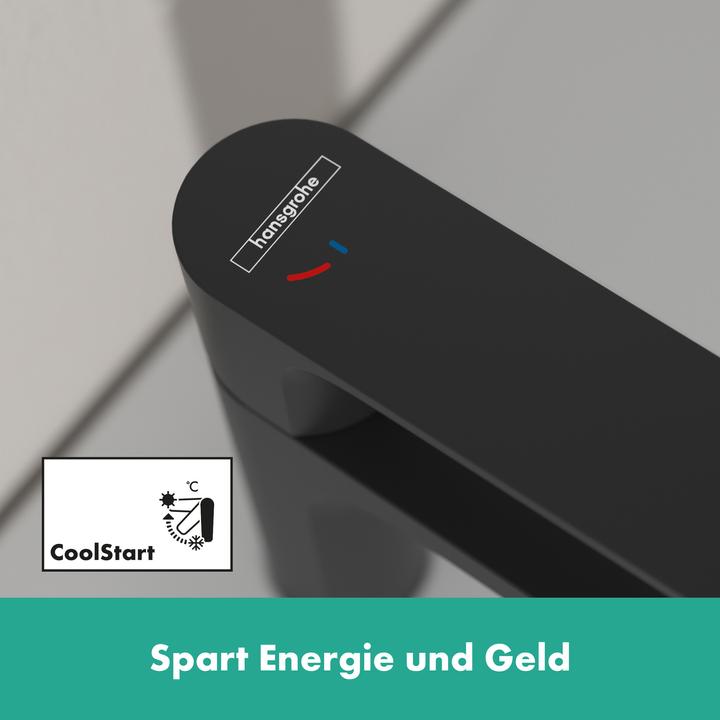 Produktbild hansgrohe HG Einhebel-Waschtischmischer Rebris S 110 CoolStart o AG mattschwarz