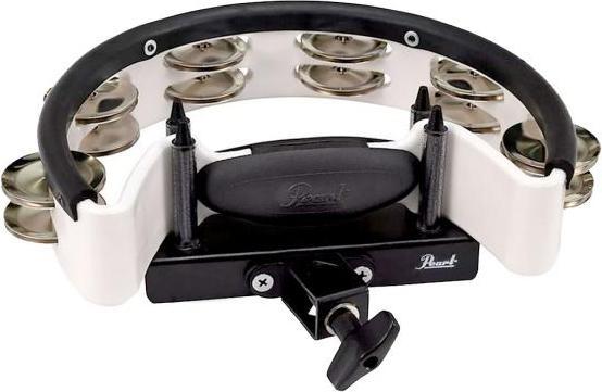 Actual product image Pearl PTM-10SHX Tambourine with holder with drumsticks (Timbrel)