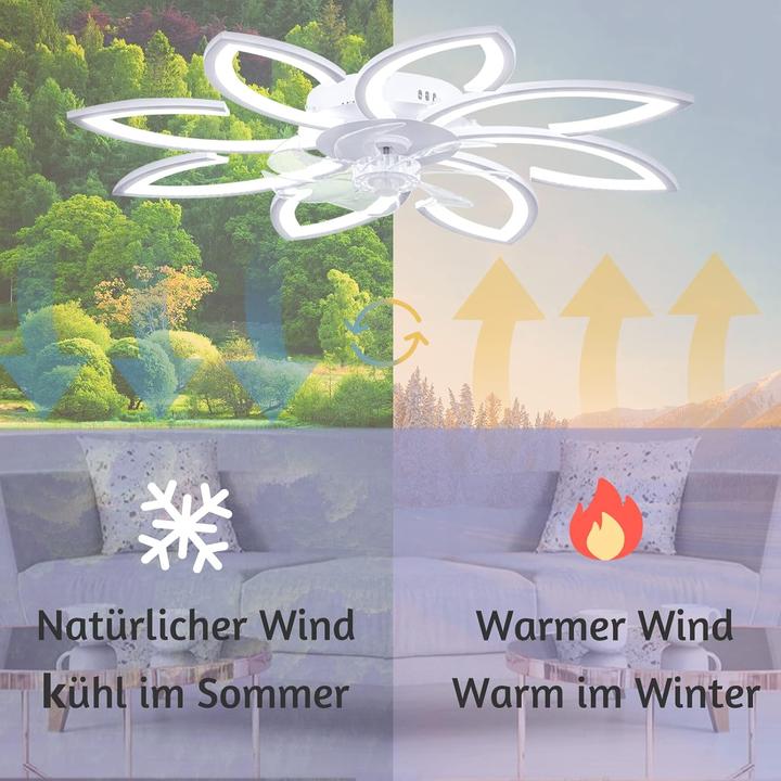 Produktbild Wildcat Deckenventilator mit LED-Beleuchtung und Fernbedienung