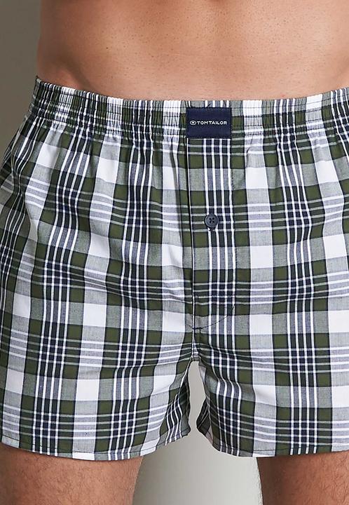 Immagine prodotto Tom Tailor Web-Boxershorts Casual Bequem sitzend (S, Confezione da 2)