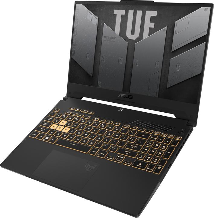Actual product image ASUS TUF Gaming A15 FA507NVR-LP120W gaming laptop Ryzen 7 7435HS | RTX 4060 | 16 GB | 512 GB SSD (15.60", AMD Ryzen 7 7435HS, 16 GB, 512 GB, Eng. Int.)