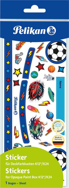 Produktbild Pelikan Motivsticker Stickerbogen Wasserfest, Blau
