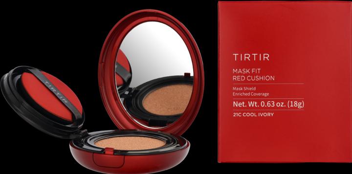 Produktbild TirTir Mask Fit Red Cushion Foundation - Full Coverage, schwerelos, Skin Fit (#21C Cool Ivory)