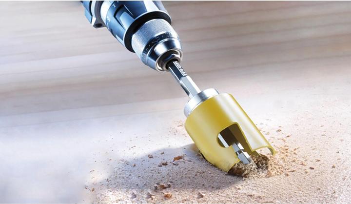 Actual product image Pro-Fit Hole saw Multipurpose Saw-Ø 80 mm Cutting depth 52 mm HSS Shank design hexagonal (80 millimetres)