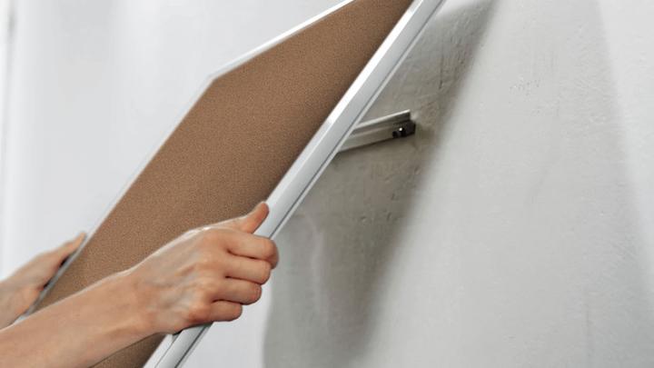 Actual product image Nobo Cork board Impression Pro 1915417 natural brown, 87x155cm (Bulletin board, 87 x 155 cm)