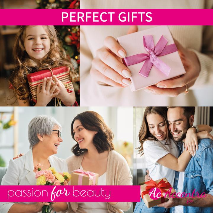 Actual product image Accentra Bath confetti DREAMY WINTER in gift box 'Bell', 25g, fragrance: marshmallow, colour: