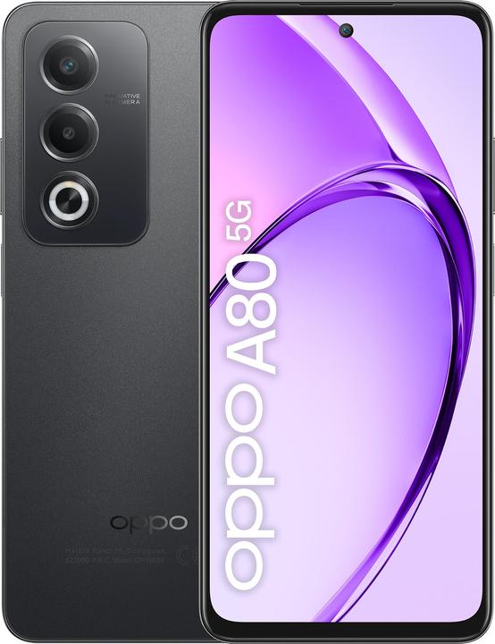 Image du produit OPPO A80 (256 Go, Noir étoilé, 6.67", Double SIM, 50 Mpx, 5G)