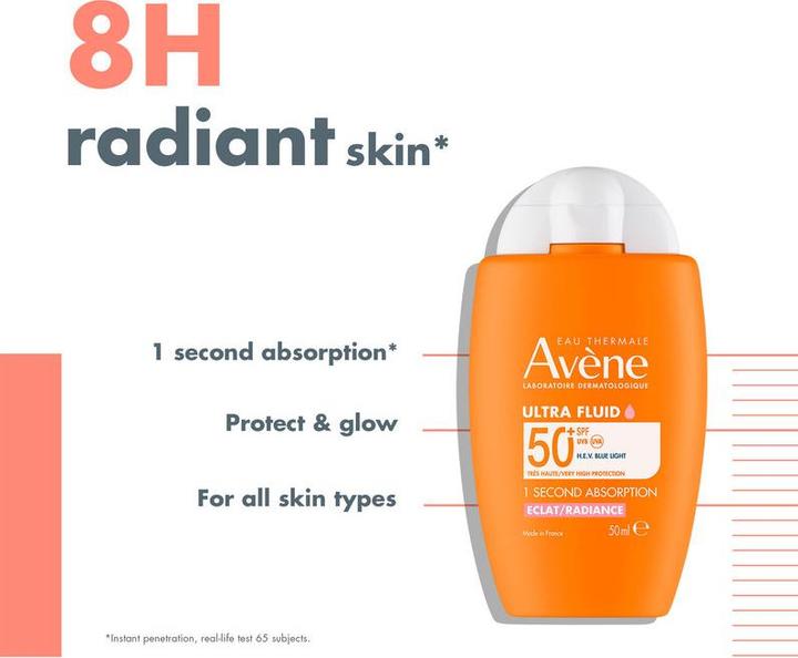 Actual product image Avène Ultra Fluid (Sun cream face, SPF 50+, 50 ml)