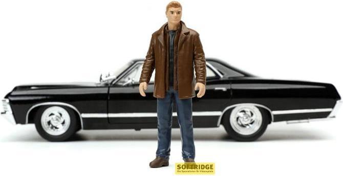 Produktbild Jada Supernatural 1/24 Hollywood Rides 1967 Chevrolet Impala Sport Sedan avec Dean Winchester figurine