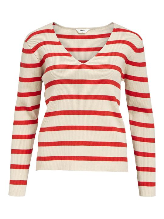 Produktbild Object Gestreiftes Stricktop (L)