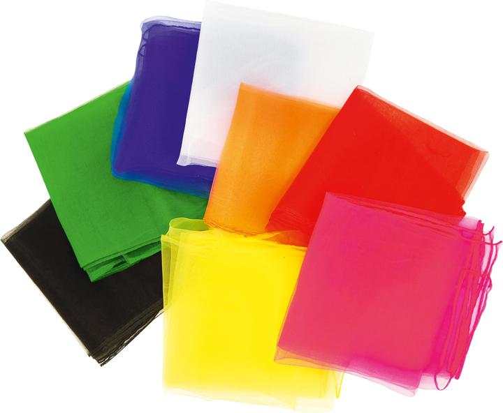 Produktbild Betzold 10 Chiffon-Tücher in 10 Farben