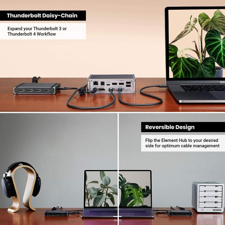 Image du produit CalDigit Thunderbolt 4 Element (Thunderbolt, 8 Ports)