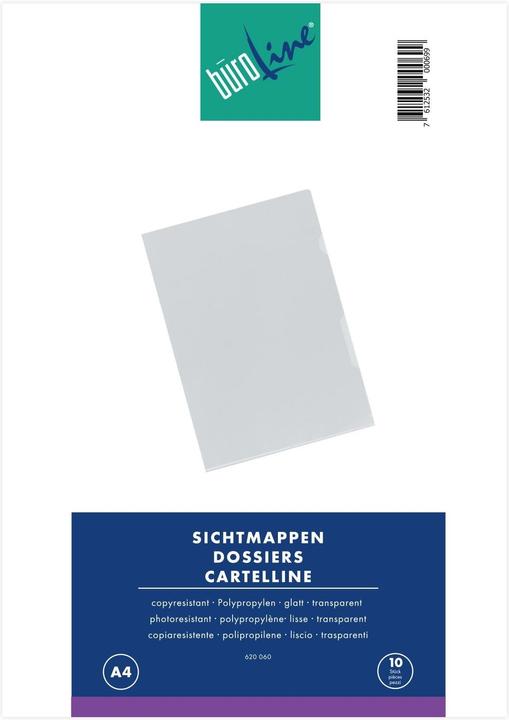Produktbild BüroLine Sichtmappen (A4, 10 x)