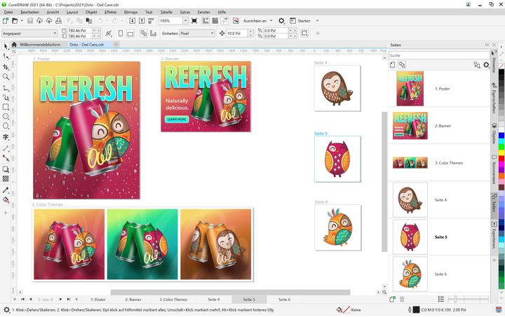 Immagine prodotto Corel Draw Graphics Suite 2021 Box, Versione Completa, Windows, IT (1 Utente, Senza limiti)