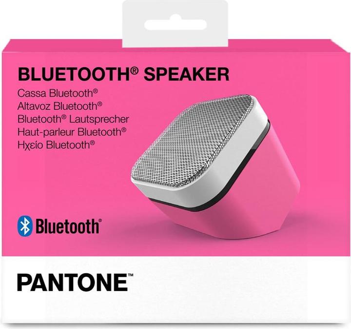 Actual product image Pantone PT-BS003R Portable Speaker Pink 3 W (3 h)