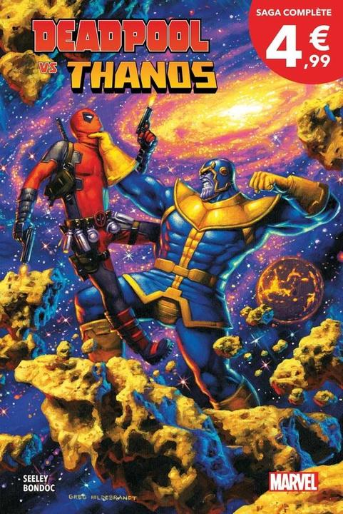 Actual product image Panini Deadpool vs Thanos : jusqu'à ce que la mort nous sépare (French, Bondoc Elmo, Seeley Tim, 2024)