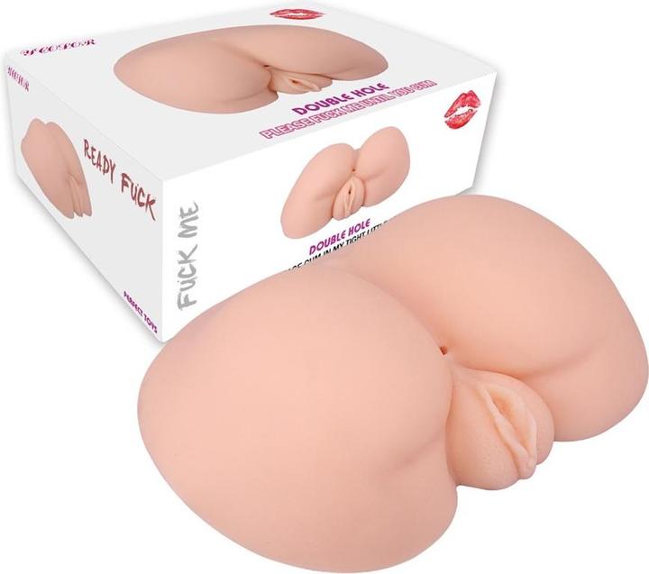 Produktbild Perfect Toys Realistic Masturbator Buttocks Double Holes Vulva-Anus