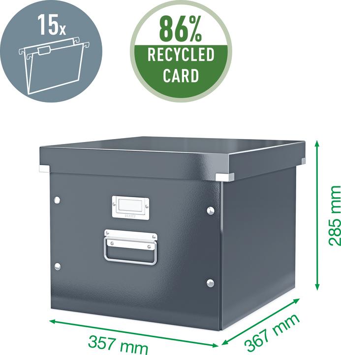 Actual product image Leitz Click and Store transport box (A4)