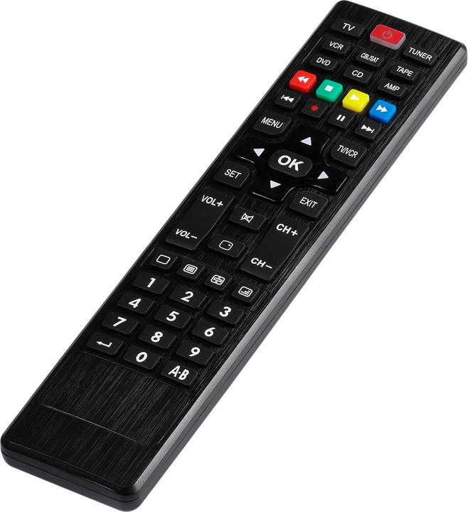 Actual product image Vivanco 8 in 1 universal remote control, black (Universal remote control, Infrared)