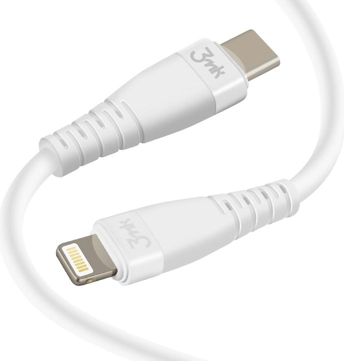Image du produit 3MK Câble USB Hyper Silicone Cable Lightning 20W 1m (1 m, USB 3.2 Gen 1, 20 W)