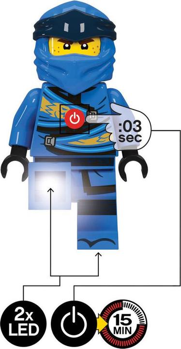 Image du produit Euromic LEGO - LED Torch Ninjago - Jay (525170)