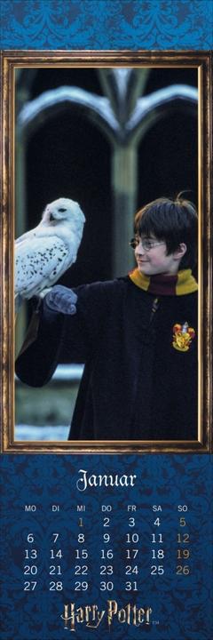 Produktbild Harry Potter Lesezeichen & Kalender 2025 (6 x 18 cm, Harter Einband, Deutsch)
