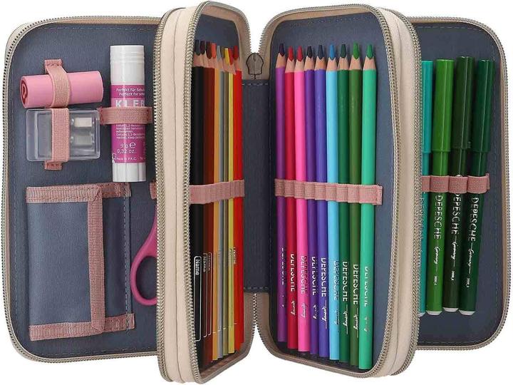 Produktbild Depesche Miss Melody 3-Fach Federtasche Poppy Sand