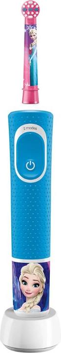 Oral-B Szczoteczka rotacyjna Vitality Kids D100 Frozen + Case Niebieska (Oszillierende Zahnbürste)