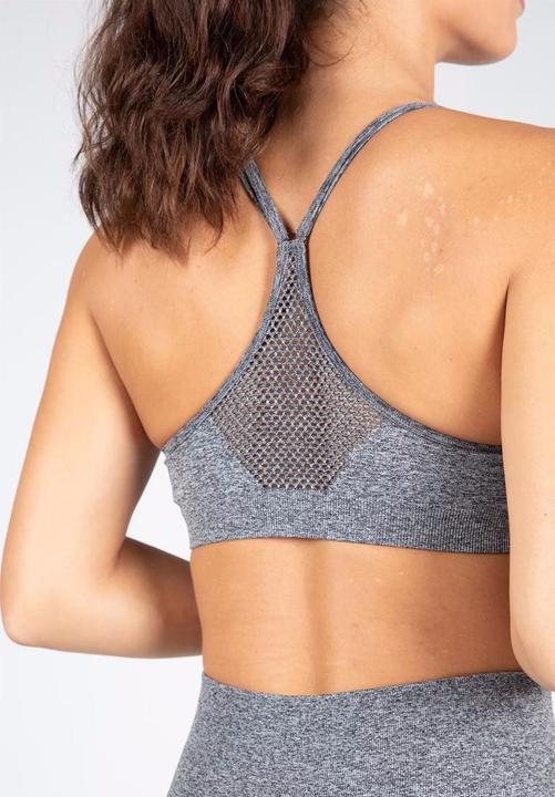 Actual product image Gorilla Wear Quincy Seamless Sport Bra - Grau (M, L)