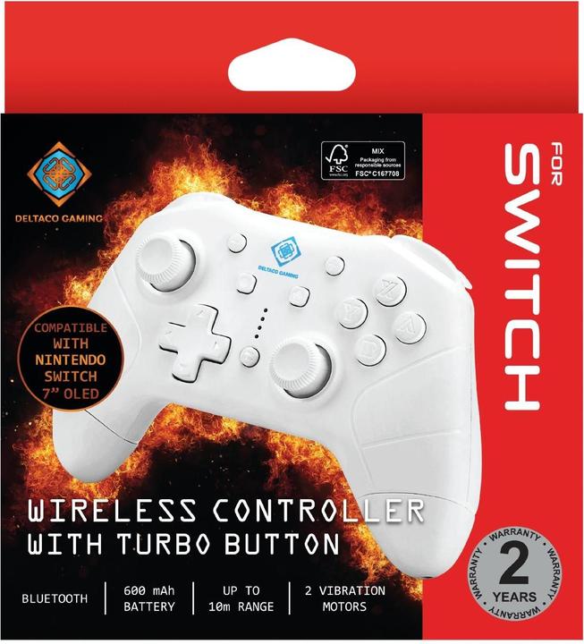 Actual product image Deltaco Gaming GAM-103-W (Android, Switch, PC, Switch OLED)