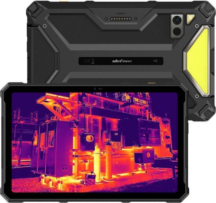 Ulefone Armor Pad 4 Ultra 5G Tablet mit Wärmebildkamera, 256GB, Schwarz (5G, 10.36", 256 GB, Schwarz)