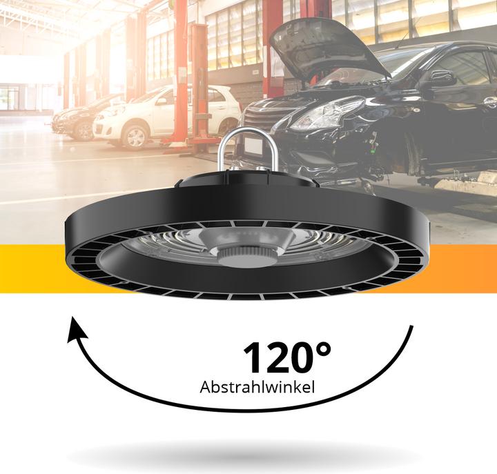 Image du produit Enova ELED 500110 - LED-HighBay UFO, 100 W, 14000 lm, 4000 K (14000 lm)