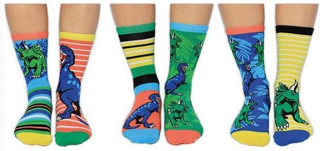 Actual product image United Oddsocks dinosaur eggs (pack of 3, 30 - 38)