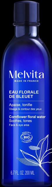 Image du produit Melvita Eau florale de bleuet (Chiffons de nettoyage, 200 ml)