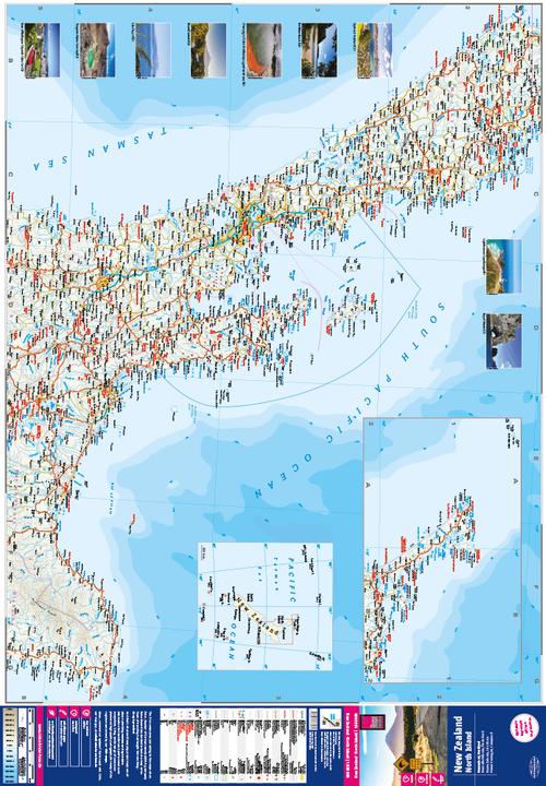 Produktbild Landkarte Neuseeland, Nordinsel 1:550.000