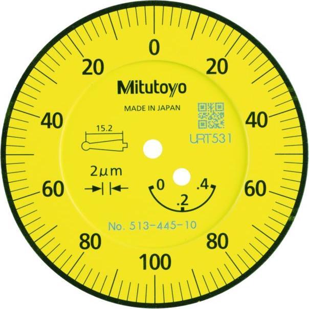 Produktbild Mitutoyo Fühlhebelmessgerät mit schräg stehender Uhr, Messbereich je Richtung / Gehäuse-Durchmess... (Metrisch)