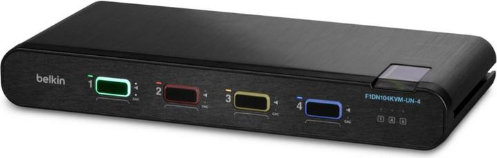 Produktbild Belkin F1DN104KVM-UN-4, 3840 x 2160 Pixel, 4K Ultra HD, Schwarz