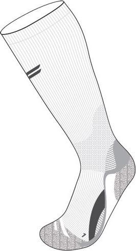 Actual product image Fuse F Lite Men's Running Compression Pro Socks Base Layer, Black, 47-49 (47 - 49)