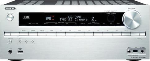 Onkyo TX-NR609, 7.2 Network AV Receiver, 3D, DLNA, Silver